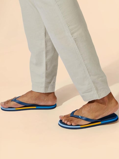 Neemans Men's Recreation Blue Flip Flops-picture-42