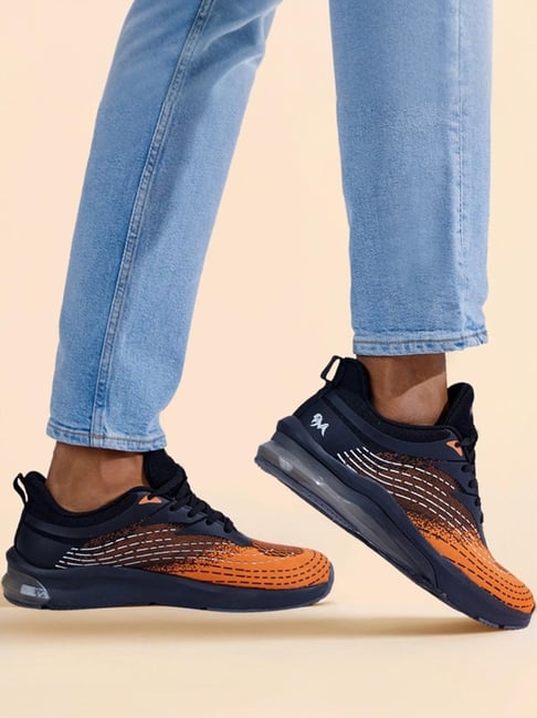 Neemans Men's The Comfornauts Orange & Black Running Shoes-picture-36