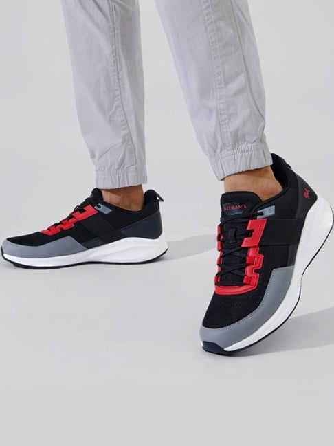 Neemans Men's The Exuberants Black Running Shoes-picture-43