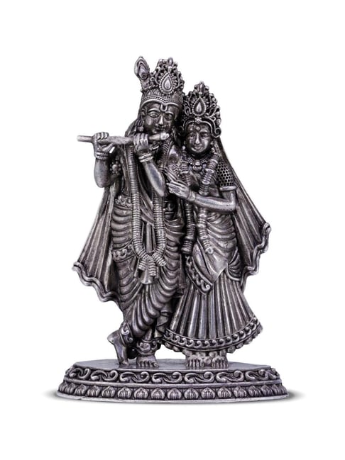 Joyalukkas Krishna & Radha 925 Silver Idol - 57.66 gm-picture-12