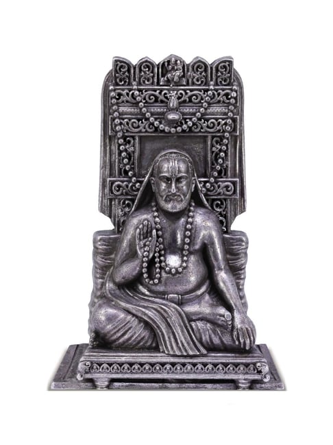 Joyalukkas Raghavendra Swami 925 Silver Idol - 89 gm-picture-37