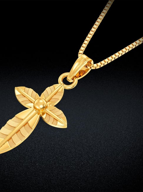 Joyalukkas 22k Sacred Gold Cross Medallion