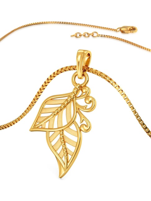 Buy Joyalukkas 22k Leafy Cascade Gold Pendant Online At Best Price