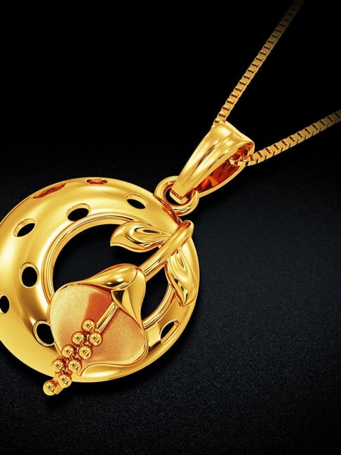 Joyalukkas 22k Golden Bloom Pendant-picture-39