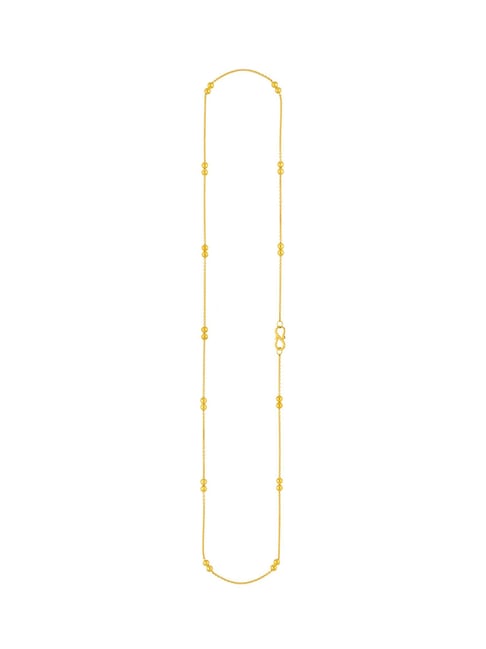 Malabar Gold and Diamonds 18k BIS Hallmark Yellow Chain for Women