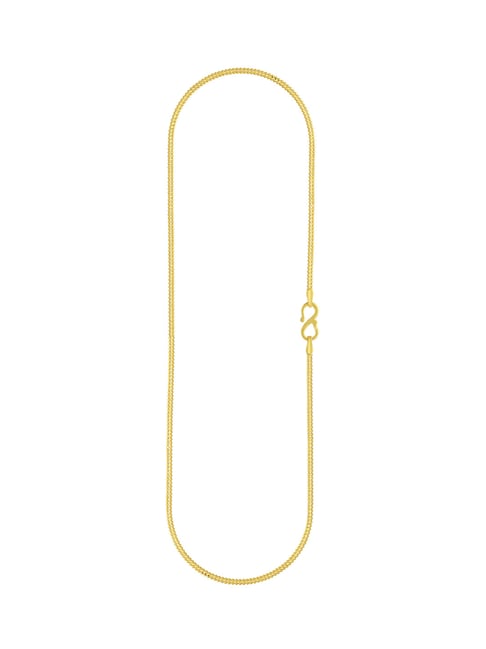 malabar gold and diamonds 18k bis hallmark yellow chain for women