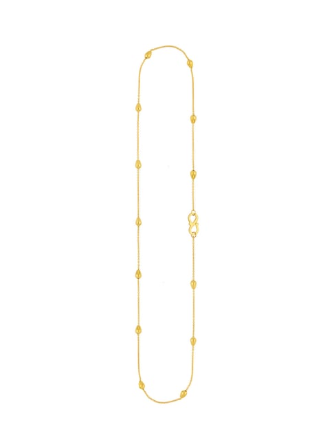 Malabar Gold and Diamonds 18k BIS Hallmark Yellow Chain for Women