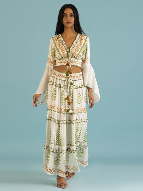 LABEL REYYA Miraya Hand-crafted Boho Cord-set