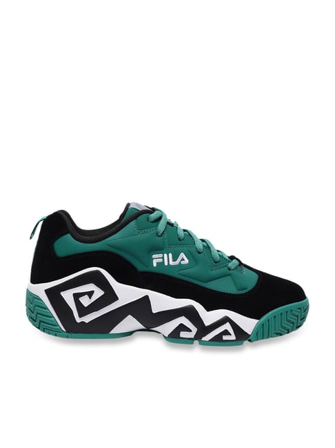 Green fila shoes best sale