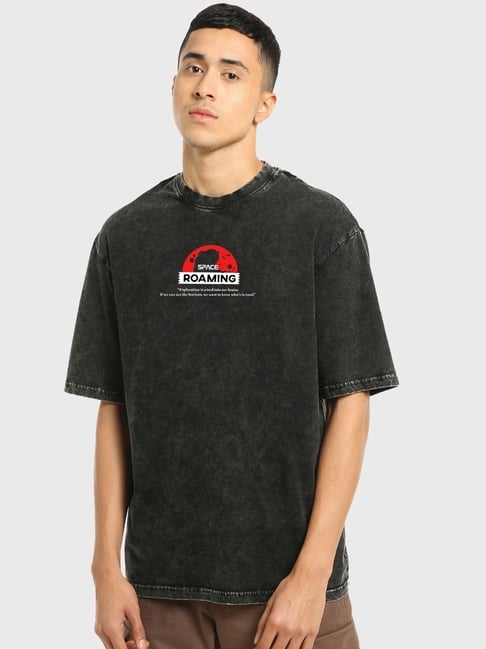 Bewakoof All Black T Shirt Online Buy Bewakoof Black Cotton