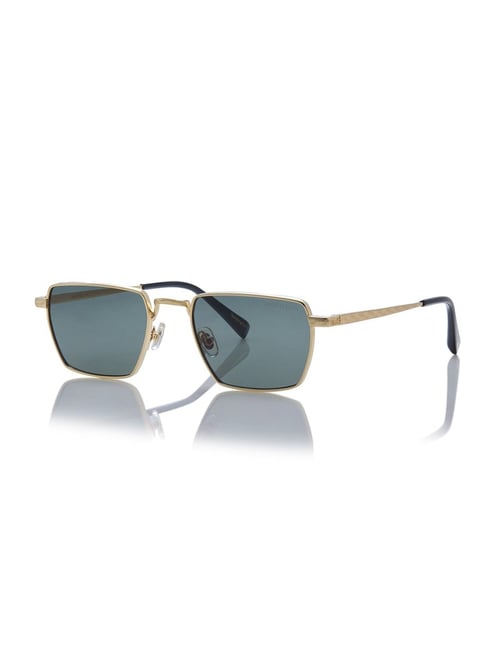 Shisen Fox Raion Dark Gold-Green Unisex UV Protection Sunglasses