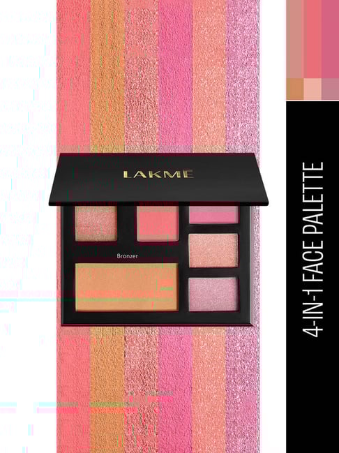 Lakme Glitterati 4-In-1 Face Palette Day Queen - 14 gm-picture-16