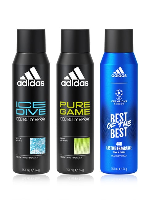 150 Ml Deo Adidas Ice Dive ADIDAS Men Set Of Ice Dive Long Lasting