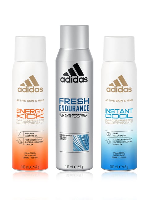 ADIDAS Energy, Fresh Endurance & Instant Cool Deo Set