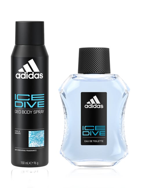 Buy ADIDAS Ice Dive Eau De Toilette Deo Spray Pack of Online