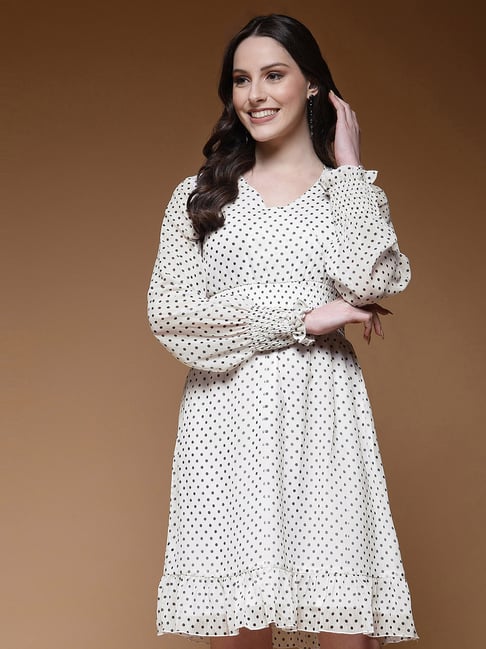 slim fit dress slacks Modern Fit-N-Flare Midi Dress - Contrast Stripe Organza main image 0