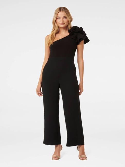 Forever New Celeste One Shoulder Ruffle Jumpsuit