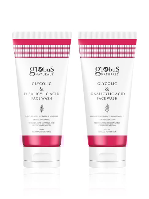 Globus Naturals Glycolic & 1% Salicylic Acid Face Wash - Pack of 2-picture-13