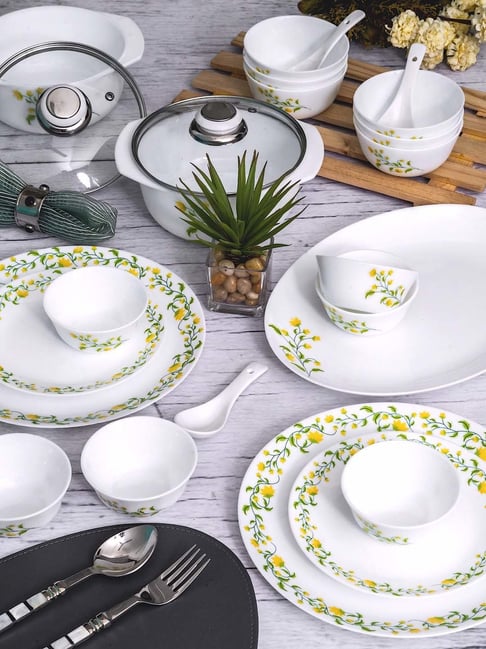 Tableware La Opala Dinner Set 35 Pieces Price Multicolor Opal
