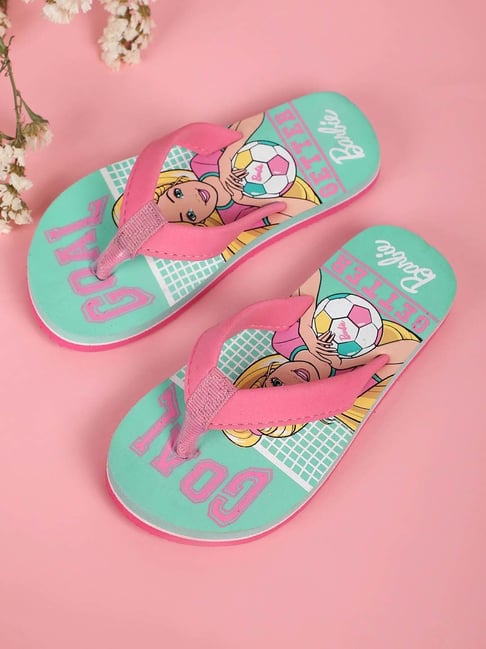 Kidsville Kids Pink Mint Green Flip Flops