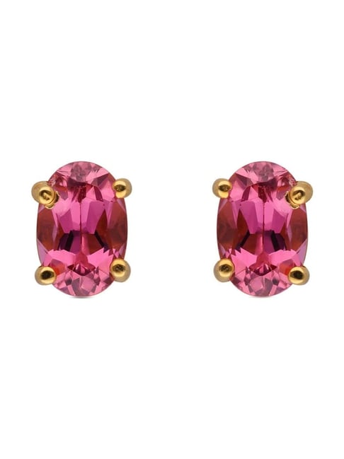 Pink Tourmaline Stud Earrings online