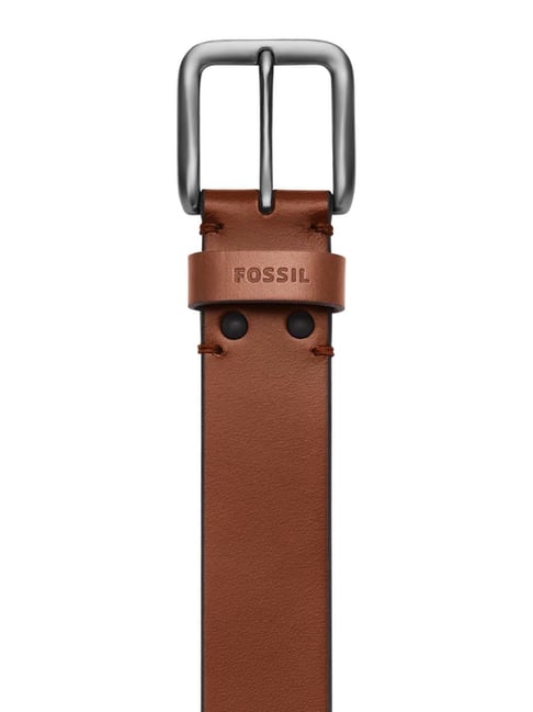 Fossil Brody Brown Leather Casual Belt For Men