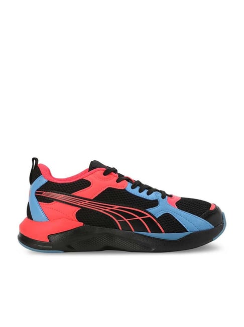 Puma Kids X-Ray Grilion Black & Pink Casual Sneakers