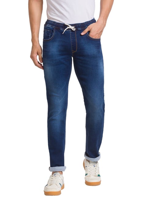 Parx Blue Jogger Fit Jeans-picture-26