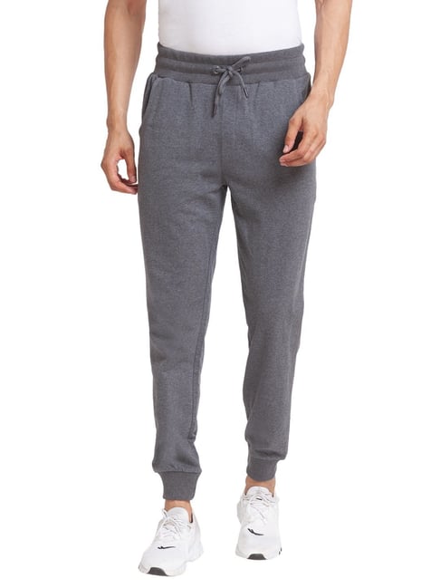 ColorPlus Grey Jogger Fit Joggers-picture-15