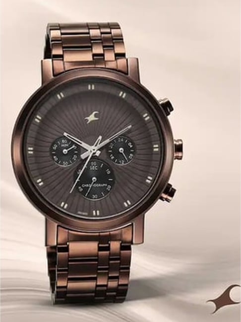 Fastrack watches for mens black metal hotsell