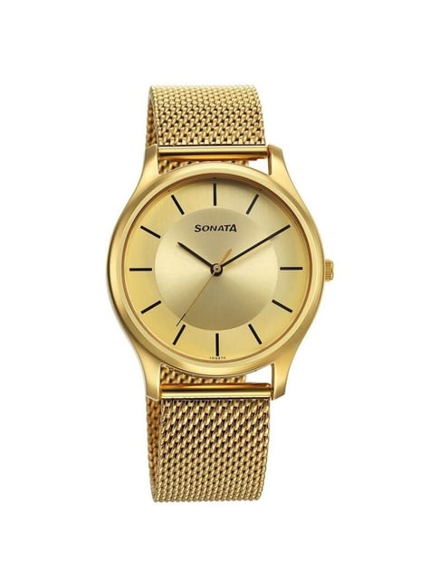 Buy Sonata NS77082YM09 Analog Watch for Men at Best Price Tata CLiQ