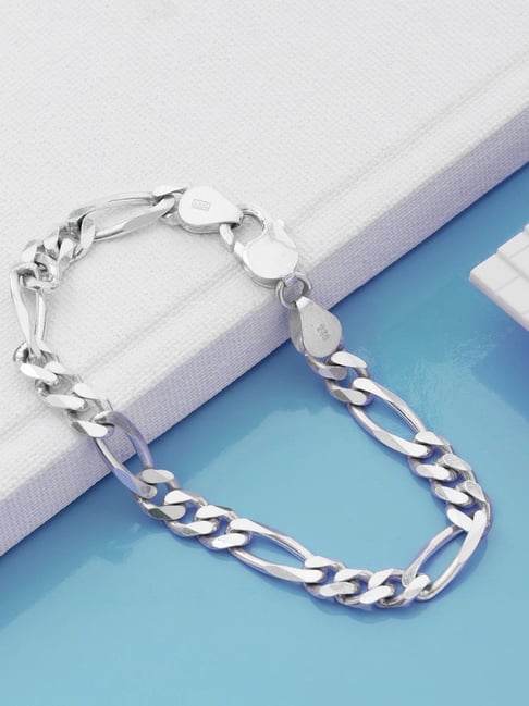 Pure Silver Italy 925 Silver Bracelet Price Zavya Timeless Silver