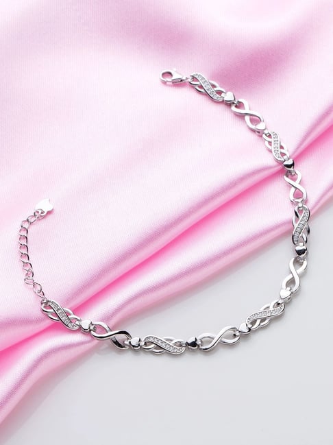 Buy Zavya 92.5 Sterling Silver Bracelet Online At Best Price
