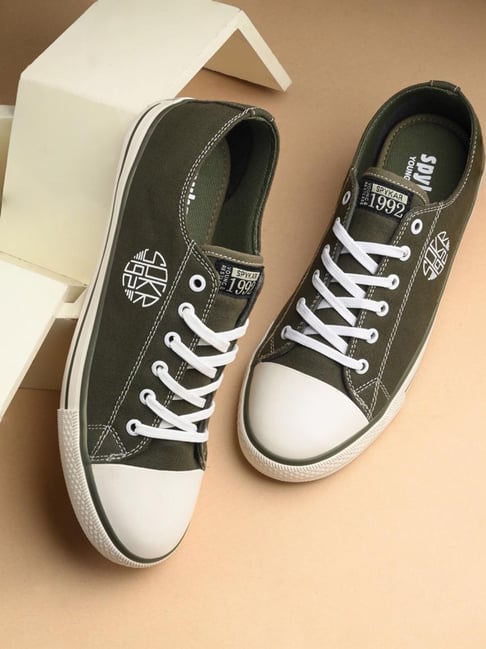 Spykar Men's SOPHEAK Green Casual Sneakers