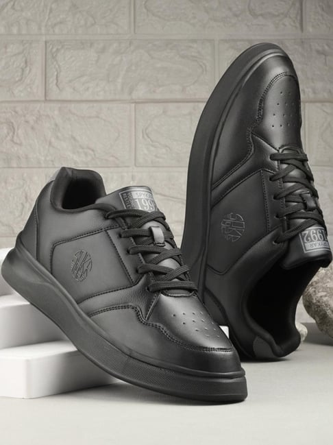 Spykar Men's LISBON Black Casual Sneakers