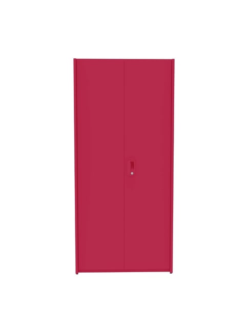 Godrej Interio Neolite Textured Blush Red Metal 2 Door Almirah