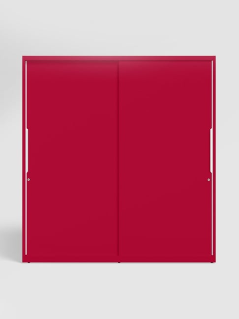 Godrej Interio Slide N Store Blush Red Metal XL Wardrobe