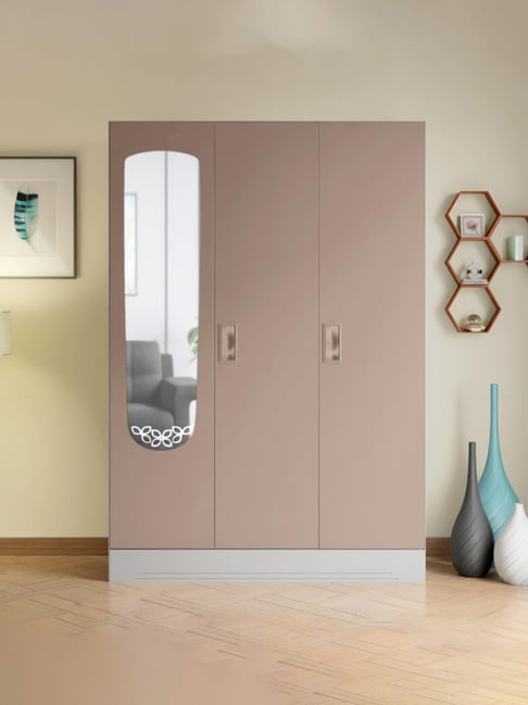 Buy Godrej Interio Slimline Portabella Matte Alloy Steel 3 Door Almirah at Best Price Tata CLiQ