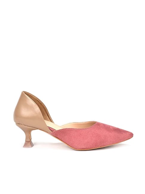 Buy Scentra Women's Pink D'orsay Shoes for Women at Best Price