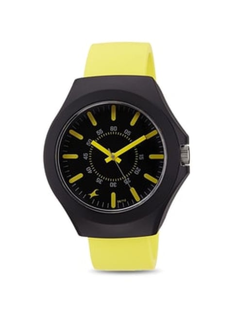 Yellow Dial Colour Fastrack Watch Buy Online Fastrack Quartz