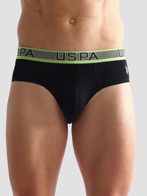 U.S. Polo Assn. Black Regular Fit Briefs-picture-35