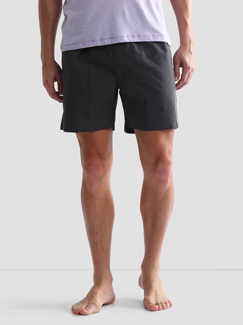 U.S. Polo Assn. Grey Regular Fit Lounge Shorts-picture-40