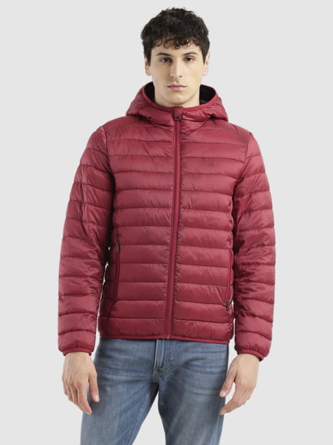 Levi's Red Regular Fit Quilted Quilted Jacket