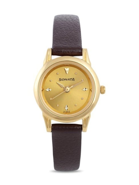 Buy Sonata NR8925YL02W Analog Watch for Women at Best Price Tata