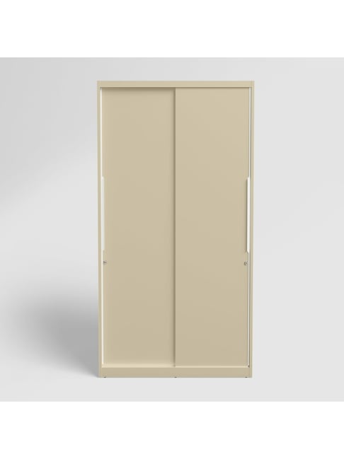 Godrej Interio Slide N Store Oatmeal White Metal 2 Door Almirah (1 Year Warranty)