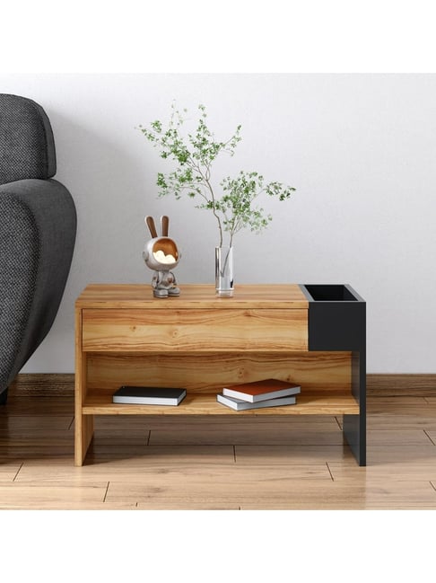 Godrej Interio Arbor Remini Walnut Engineered Wood Corner Table-picture-12