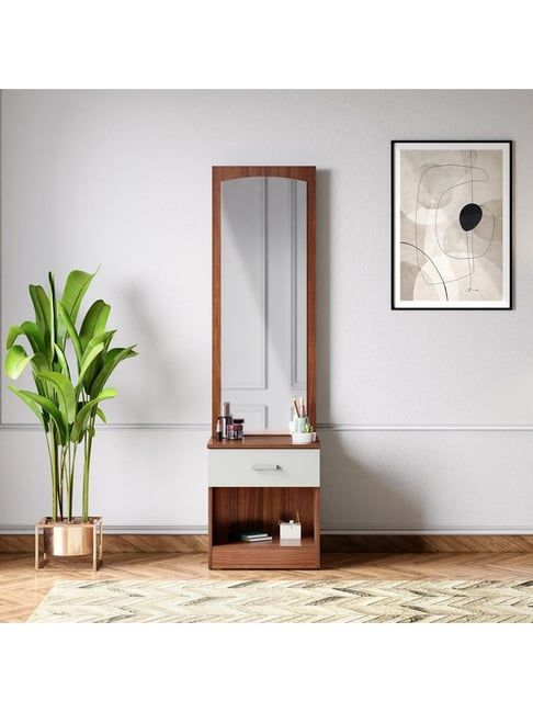 Godrej Interio Grove Brown Engineered Wood Dressing Table