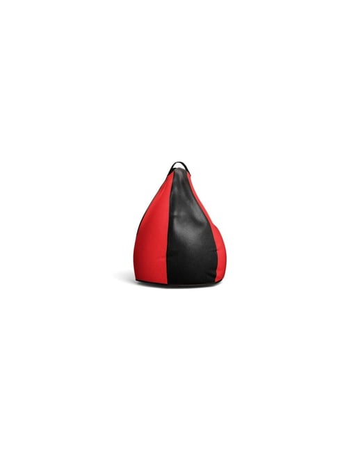 Buy Godrej Interio Comfy Red Black Faux Leather Bean Bag at Best Price Tata CLiQ