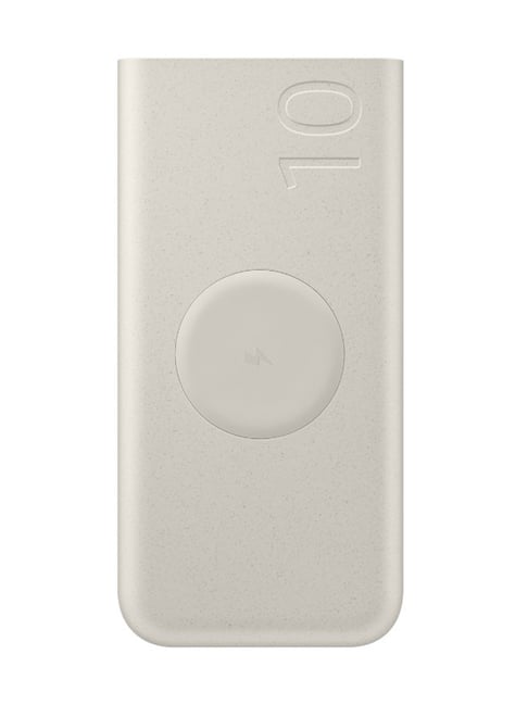 Samsung EB-U2510XUEGIN 10000 mAh Wireless Power Bank (White)