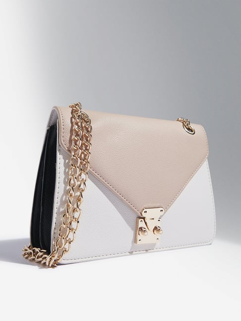 Sling bag with chain strap online